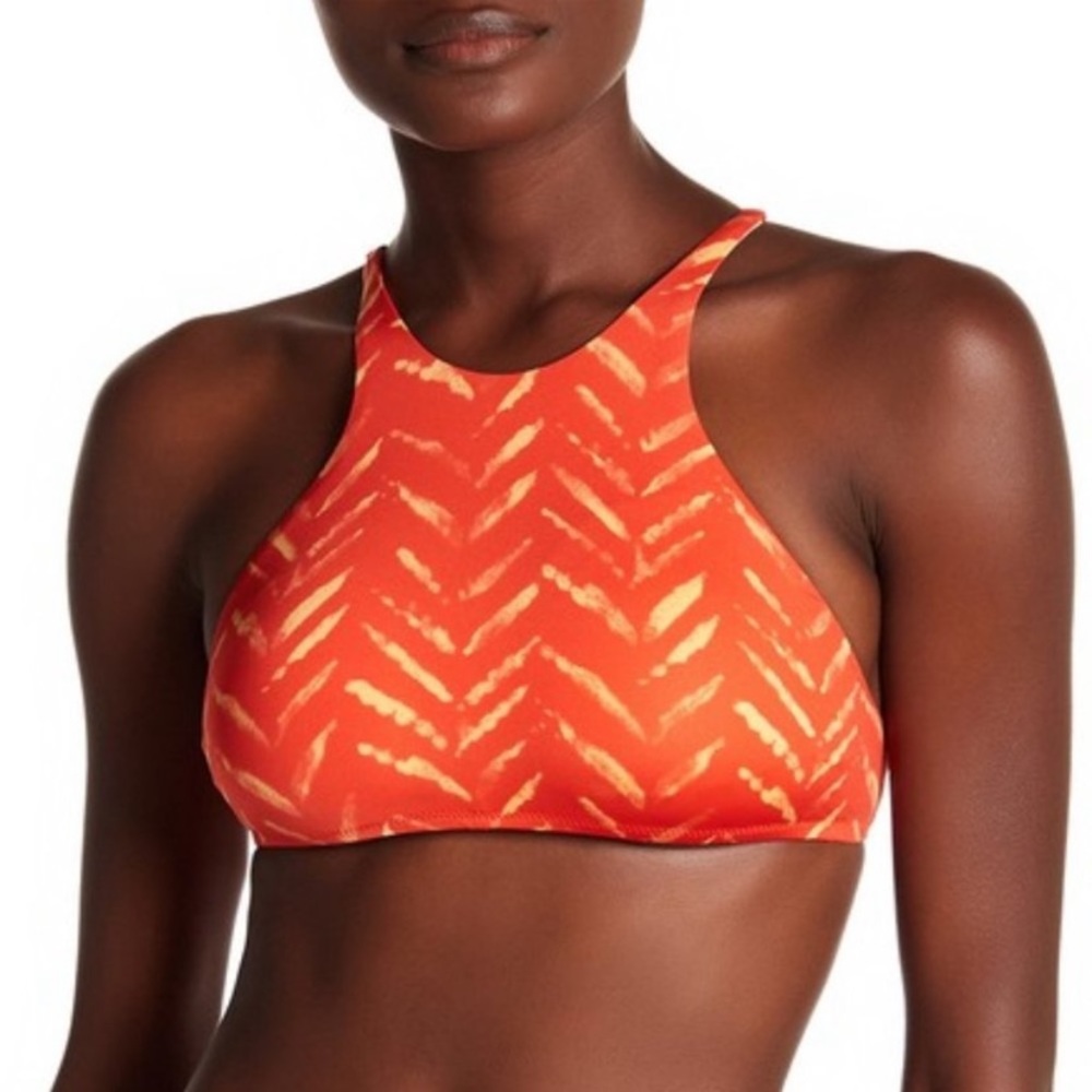 Dolce Vita High Neck Bikini Top Sz S